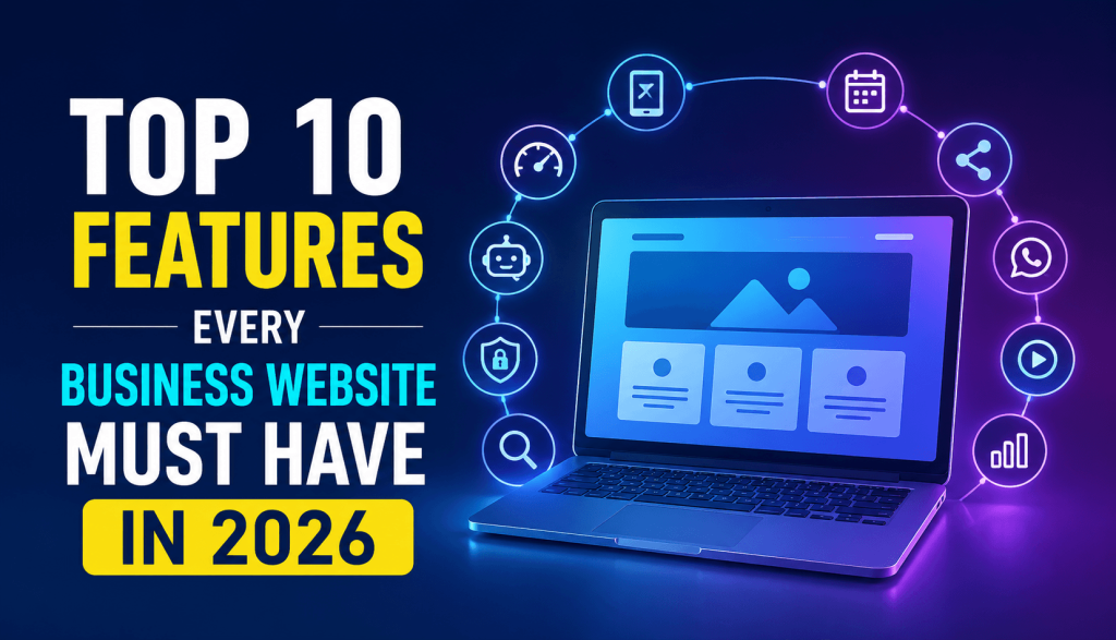 Top 10 Features Every Business Website Must Have in 2026